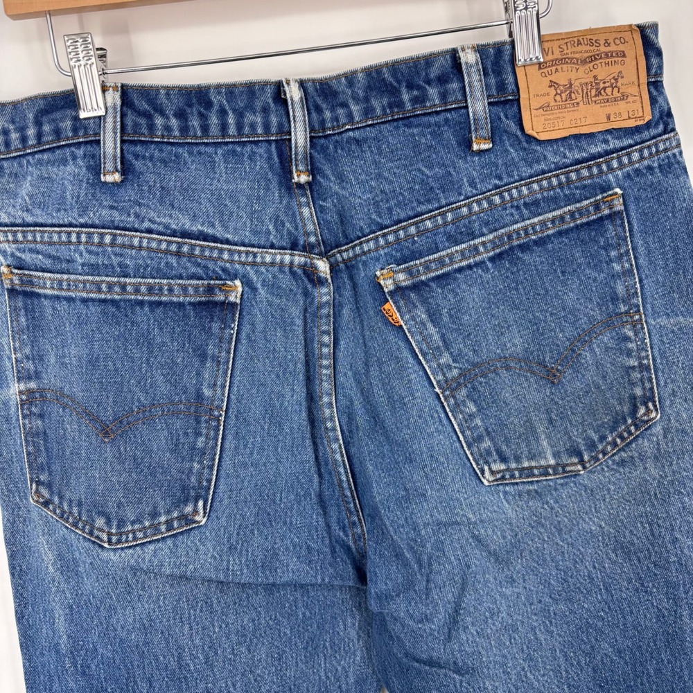 VTG 80s Levis 517 Orange Tab Jeans Mens 36x29 (Tag 38x31)  Bootcut Workwear 1985